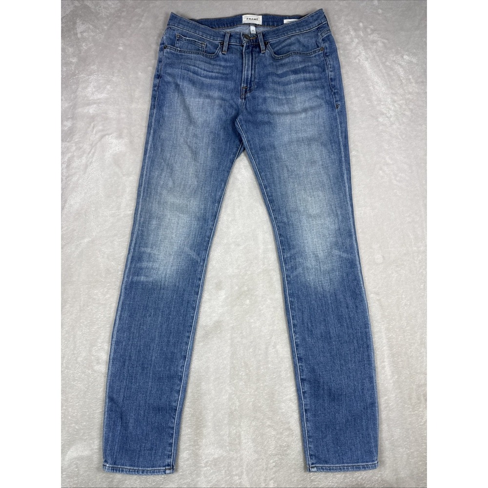 Frame Denim Mens L'Homme Skinny Fit Jeans In Nolan Wash  Size 31